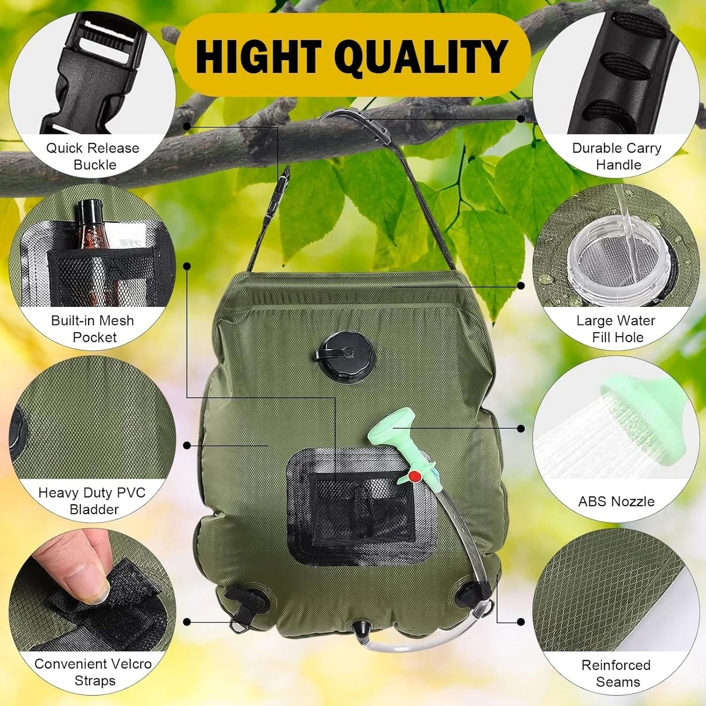 Premium Solar Shower Bag™