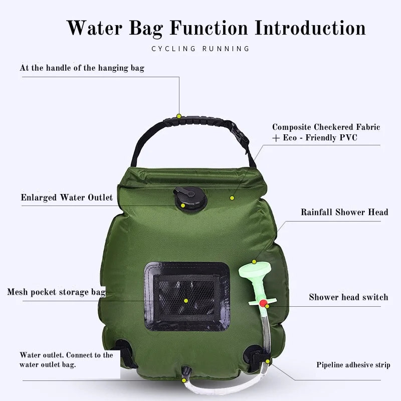 Premium Solar Shower Bag™